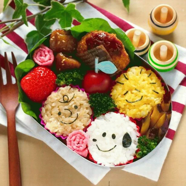 食べやすくって作りやすい キュートなスヌーピー弁当 キャラ弁 画像1 1 レタスクラブ