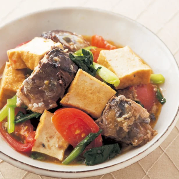 さば缶が大活躍! 手早く作れる簡単おかず「厚揚げとさば缶のさっと煮」