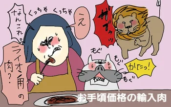 ライオンの餌並に硬い肉がまいたけで柔らかくなる！？本当か検証してみた