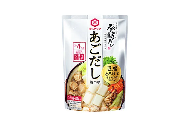 「キッコーマン 発酵だし あごだし鍋つゆ」340g