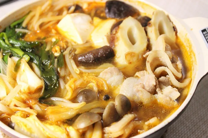 食材に火が通ったら完成!