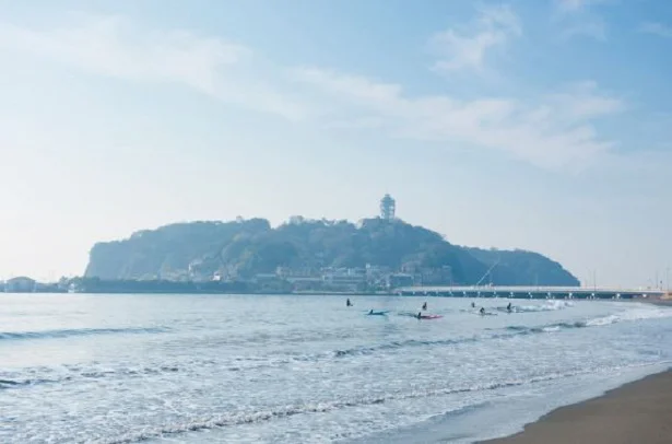 江の島や、江ノ電が走る街並みなど景観も魅力の湘南エリア