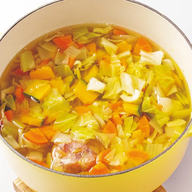 味つけなしで驚くほど簡単 冷凍保存すると栄養価がアップする ハーバード大学式野菜スープ レタスクラブ