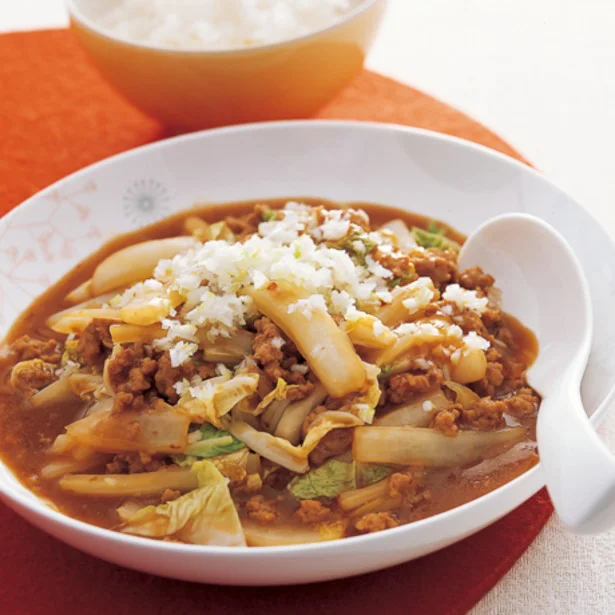 白菜の芯を最高においしく食べるレシピはコレ！「白菜マーボー」