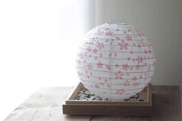 桜の和紙が、部屋の雰囲気を優しく変えちゃいます！