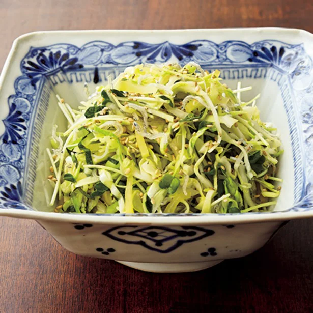 ごま油の風味が後をひく!「和風コールスロー」