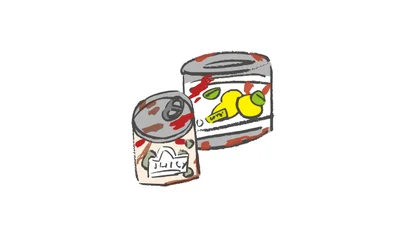 【画像を見る】賞味期限切れの缶詰など、捨て方が分かりづらいの15点を抜粋！