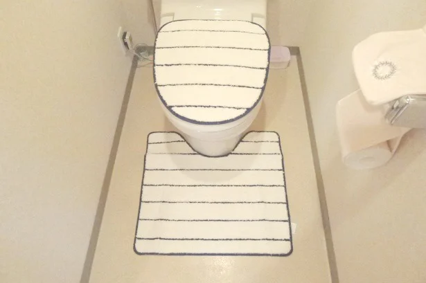 シンプルなデザインなので、狭いトイレの空間もすっきり見せてくれます