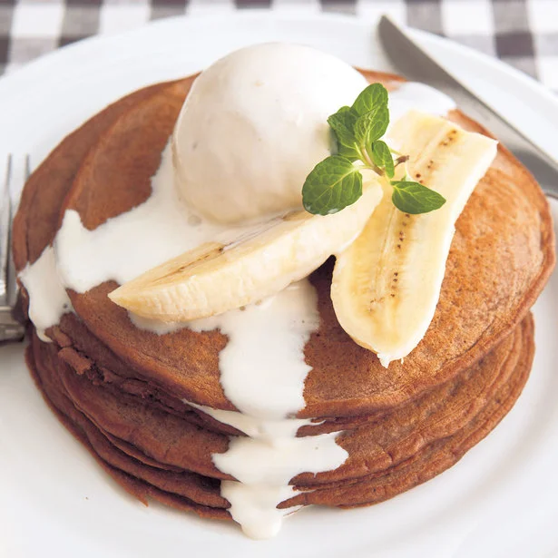 「おからココアパンケーキ」