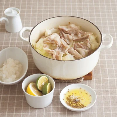 「豚肉とキャベツの蒸し煮」