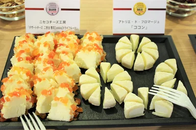 「ジャパンチーズアワード2018」で上位に入賞したチーズ2