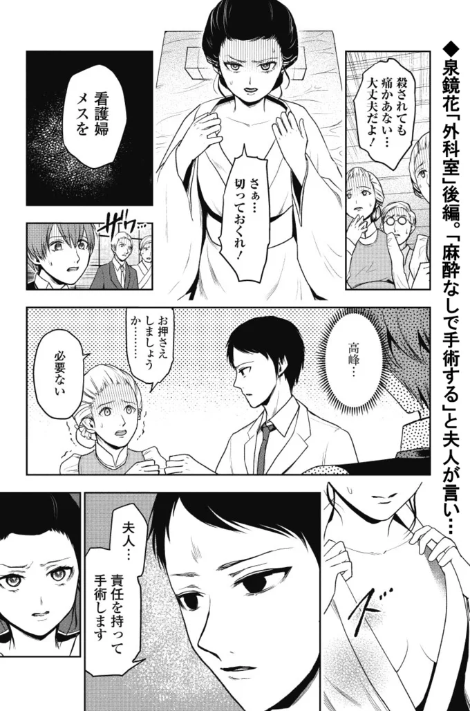 夫人の秘密は医者との禁断の恋 外科室 後編 オチがすごい文豪ミステリー 10 連載 レタスクラブ 夫人の秘密は医者との禁断の恋 外科室 後編 オチがすごい文豪ミステリー 10 連載 レタスクラブ