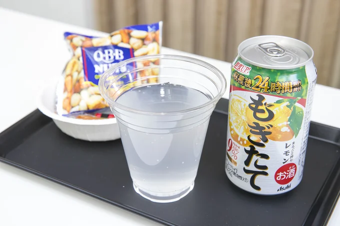 【画像】｢アサヒもぎたて｣1種とおつまみ3種で100円！｢もぎたて鮮度実感BAR｣のメニュー