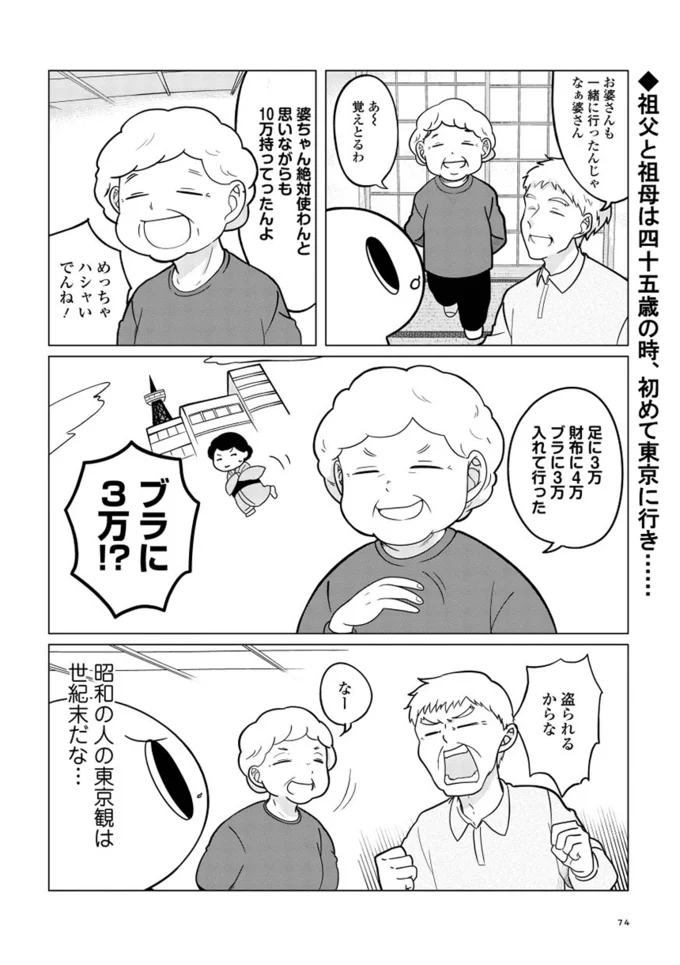 ブラに3万仕込んで 若かりし祖父母の上京話 心臓が止まった私 13 連載 レタスクラブ