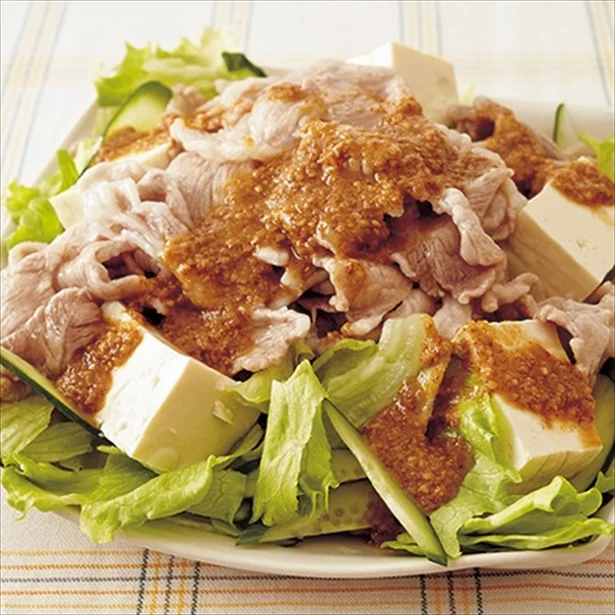 【関連レシピ】豚しゃぶとたっぷりレタスのサラダ