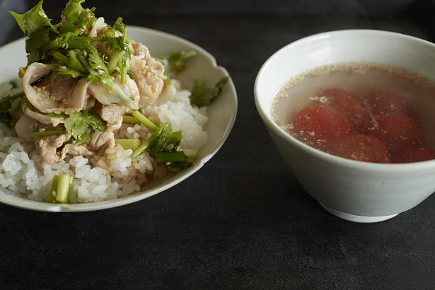 忙しい日の夕食は2品でOK！ 一汁一飯のススメ