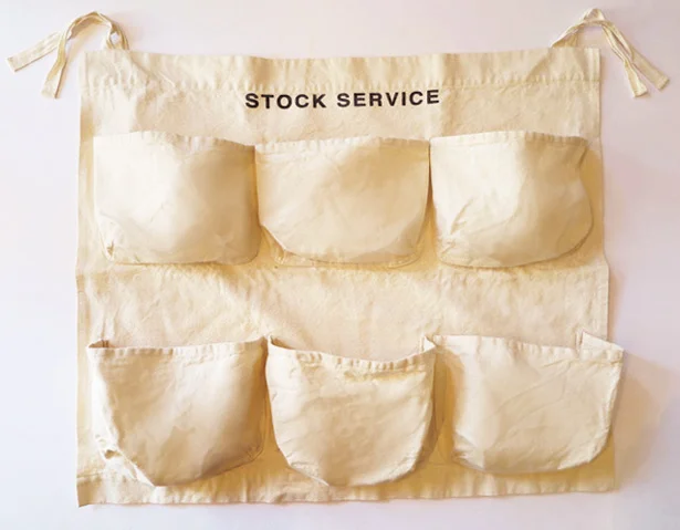 STOCK SERVICE POCKET-SHORT NATURAL(縦65×横74㎝) 4,800円