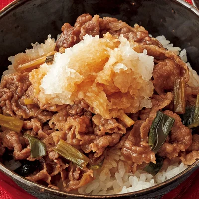 「おろし牛丼」