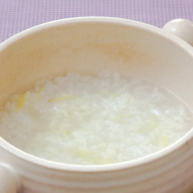 しょうがパワーで体の中を温める!「しょうががゆ」