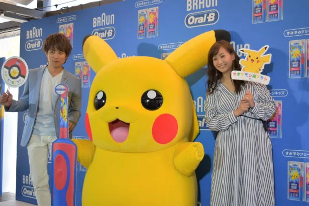 製品キャラクターのポケモンも登場!