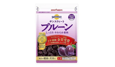  体にやさしい自然な甘みと、しっとりやわらかな食感が魅力の「サンスウィートプルーン」