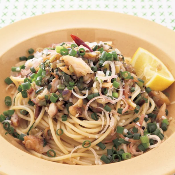 DHAで脳を活性化！ あじの干ものとパスタを絡めちゃおう！