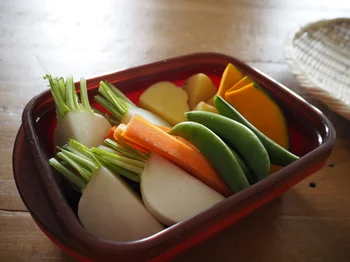 野菜の下ごしらえにも便利