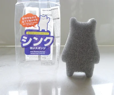 使った後のスポンジが立つ姿も、超キュート♪