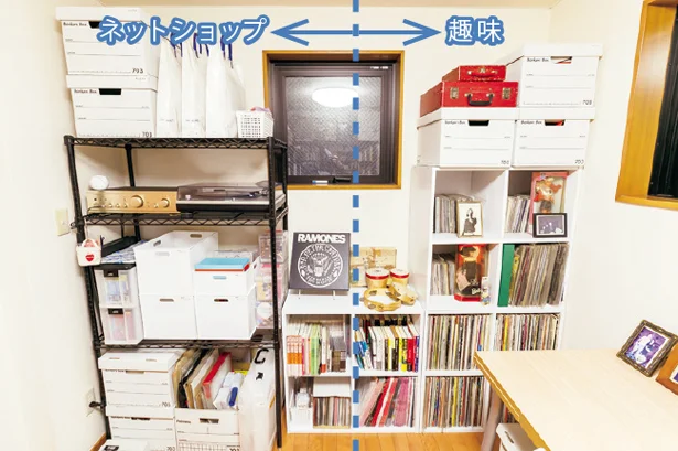 倉庫化した空間を仕事部屋にしたいミンガさん の場合 集めすぎる人たちの ネ申ーkami 収納術 伝説 Vol 14 レタスクラブ