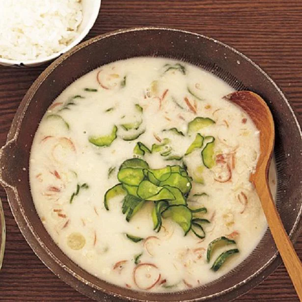 ツナ缶を使ってお手軽に！ ひんやりコクうま「ツナときゅうりの冷や汁」