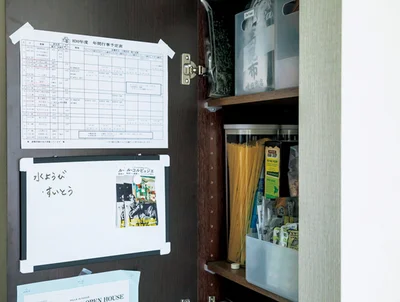 扉裏などの死角を有効活用して