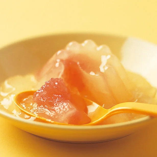 ぎっしり果肉がジューシー！ 簡単なのにプロの出来栄え「グレープフルーツゼリー」