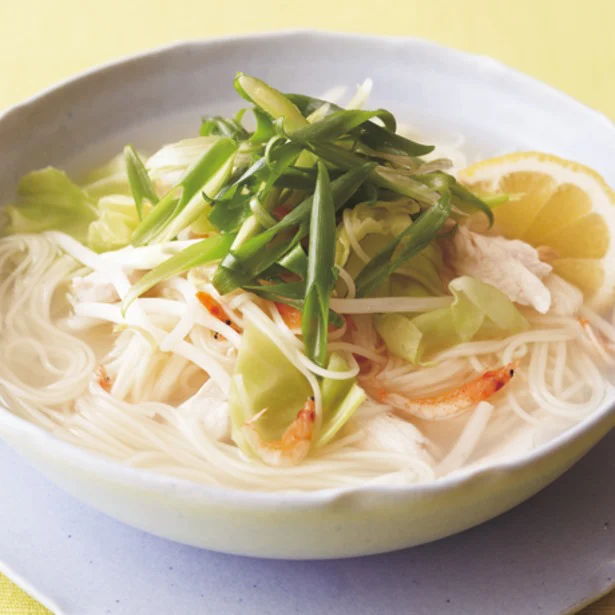 「チキンのレモンにゅうめん」