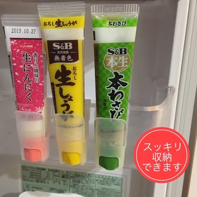 ドアポケットに設置するとこんなにスッキリ！