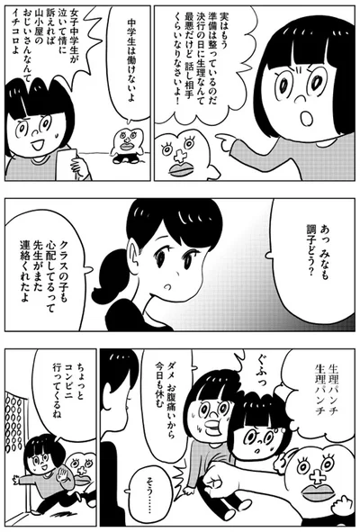 出典：生理ちゃん2日目