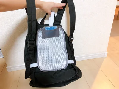 キャンドゥ クール背中パッド（リュック用） 画像3