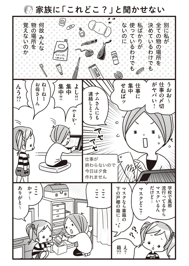 【全画像を見る】『ナコさんちの頑張らない家事』