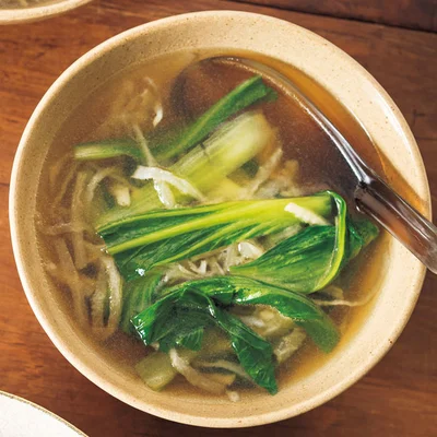 味出し食材でうす味でも◎「チンゲンサイと切り干し大根のスープ」