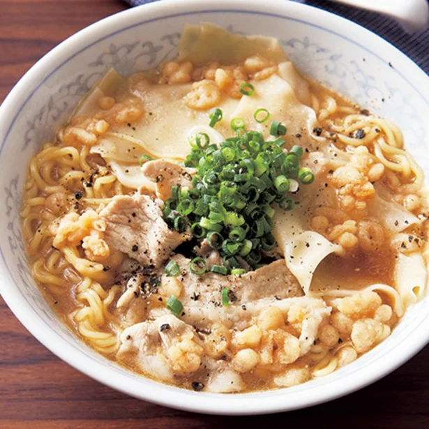 「背脂風ワンタンラーメン」