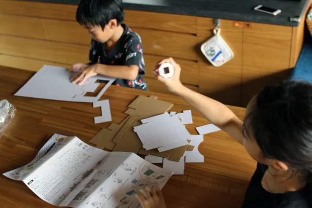 組立もシンプルで、小学生にピッタリの分かりやすさ。