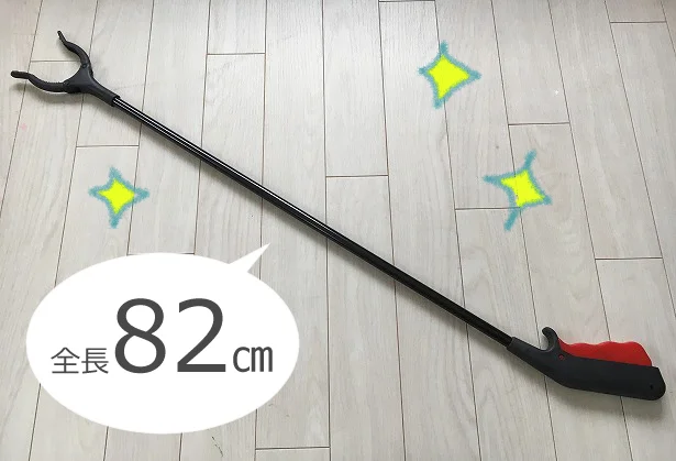 【画像】なんと全長82cm!　天井にもラクラク届きます