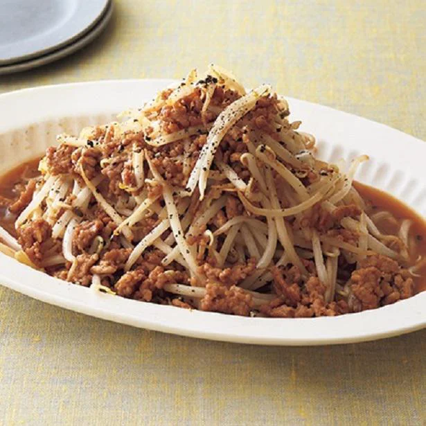 もやしが主役ですが何か!? あと引くおいしさ「もやしとひき肉のコクうま炒め」