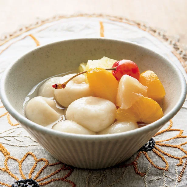 つるんとなめらか! 「豆腐フルーツ白玉」でクールダウン
