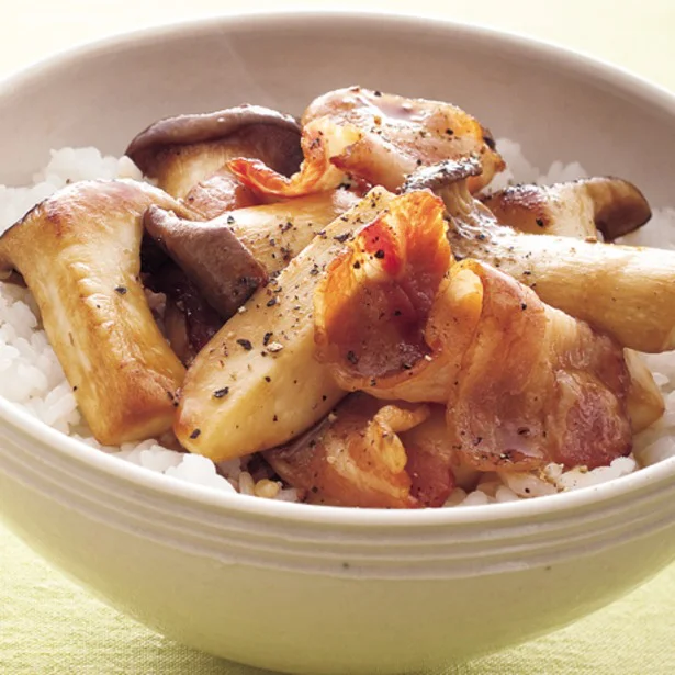 朝ごはんや休日ランチにもおすすめ ベーコンを使った お手軽丼 レタスクラブ