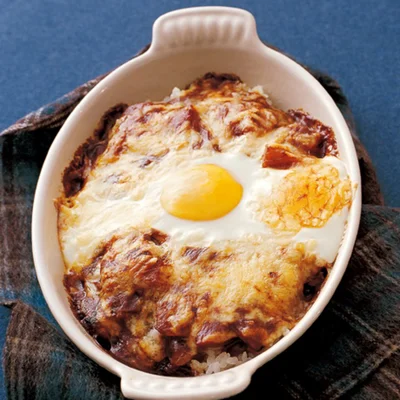 「シーフード焼きカレー」