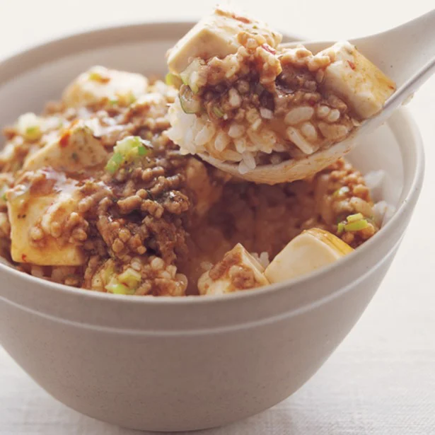 「麻婆豆腐丼」