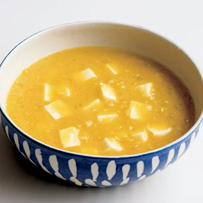 「豆腐コーンスープ」