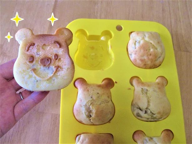 プーさんケーキの完成です!