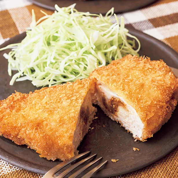 具＆ソースをサンドしてアレンジ! お手軽「はさみチキンカツ」
