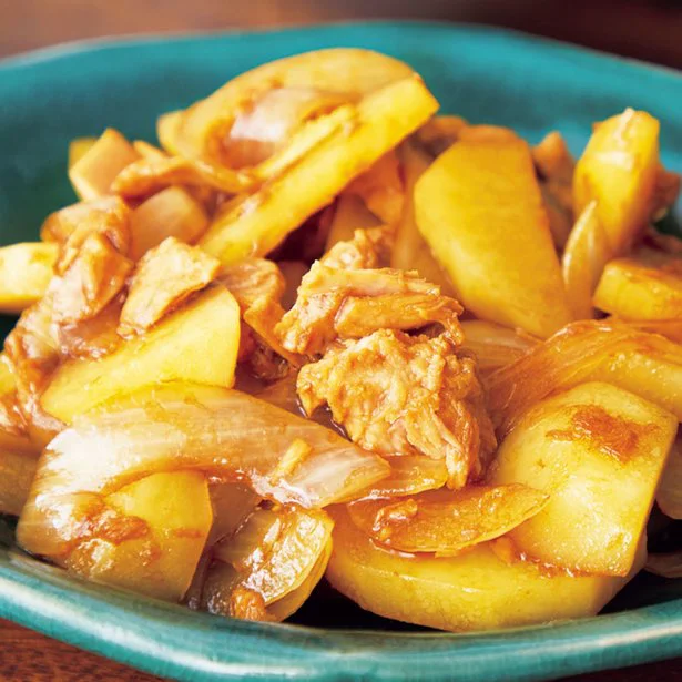 ツナ缶＋じゃがいもでメインおかず完成!「じゃがいもとツナのオイスター炒め」